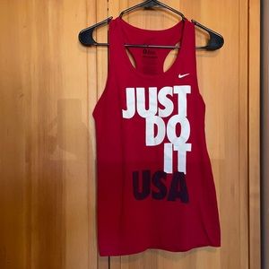 Nike “Just Do It” racerback tank top